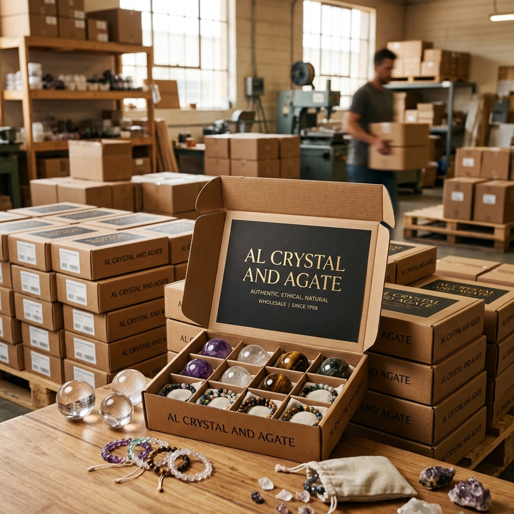 Wholesale boxes of polished spheres